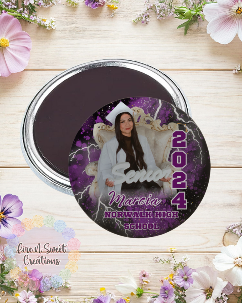 ROUND FRIDGE MAGNETS 2.25IN