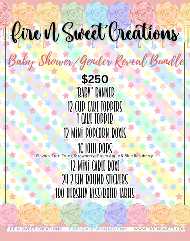 Baby Shower/Gender Reveal Bundle Plus