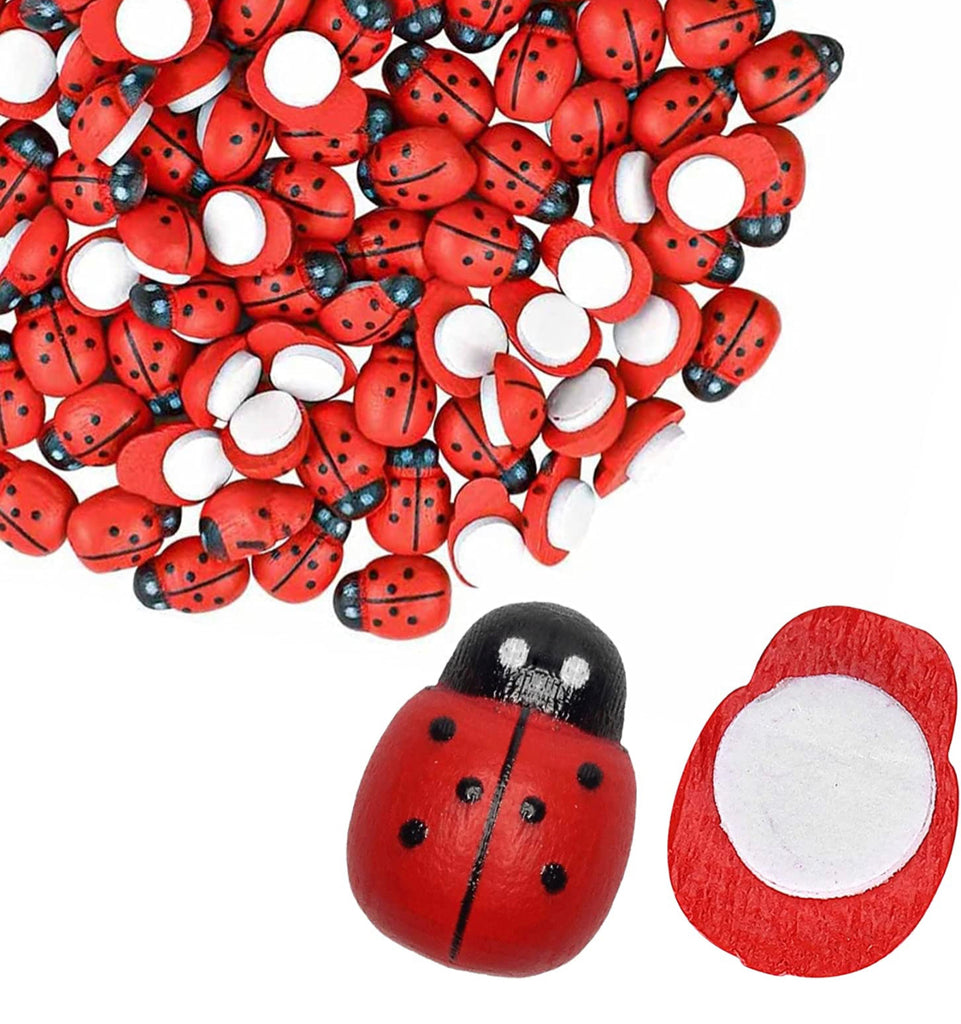 Wooden Lady Bugs 30ct