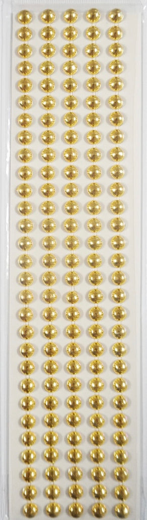 Gold Flatback Pearls