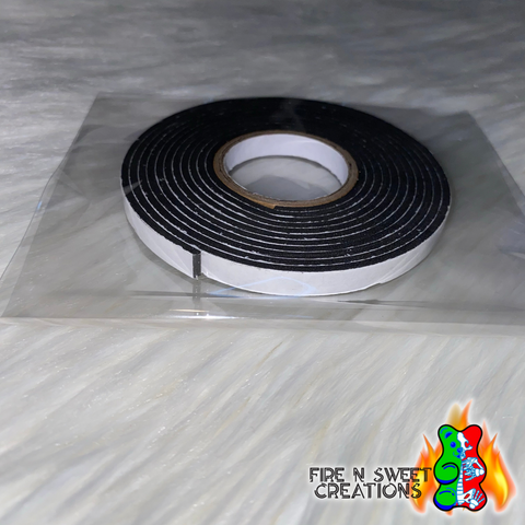 0.5cm Black Double Sided Foam Tape