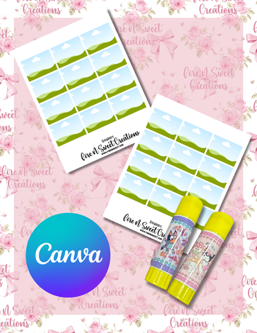 Glue Stick Drag and Drop - Template - Canva Only