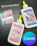 Glue bottle Drag and Drop - Template - Canva Only