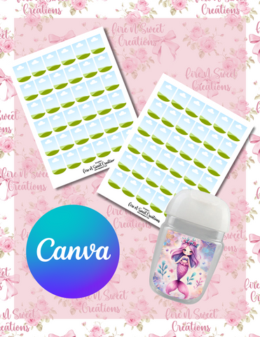Hand Sanitizer Label - Canva - Template