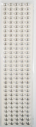 Sliver Stone Flatback Pearls
