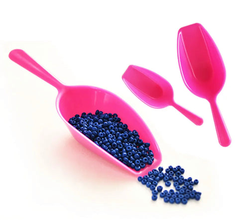Pink Mini Bead Scoopers