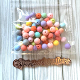 Matte beads 10mm