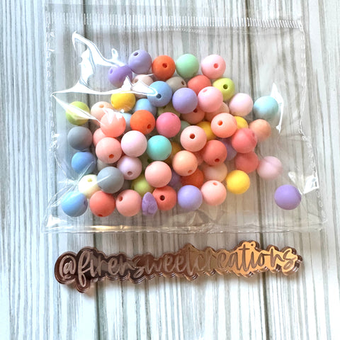 Matte beads 10mm
