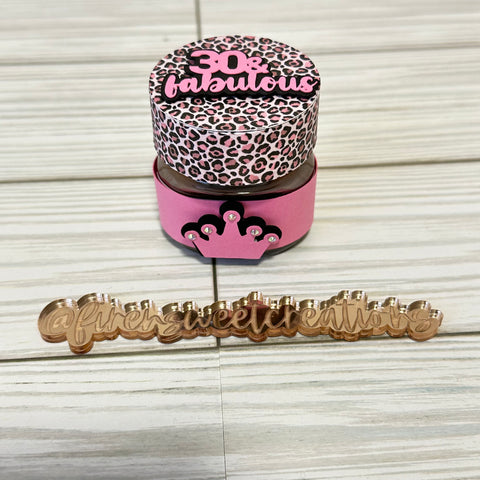 Mini Nutella SVG Template